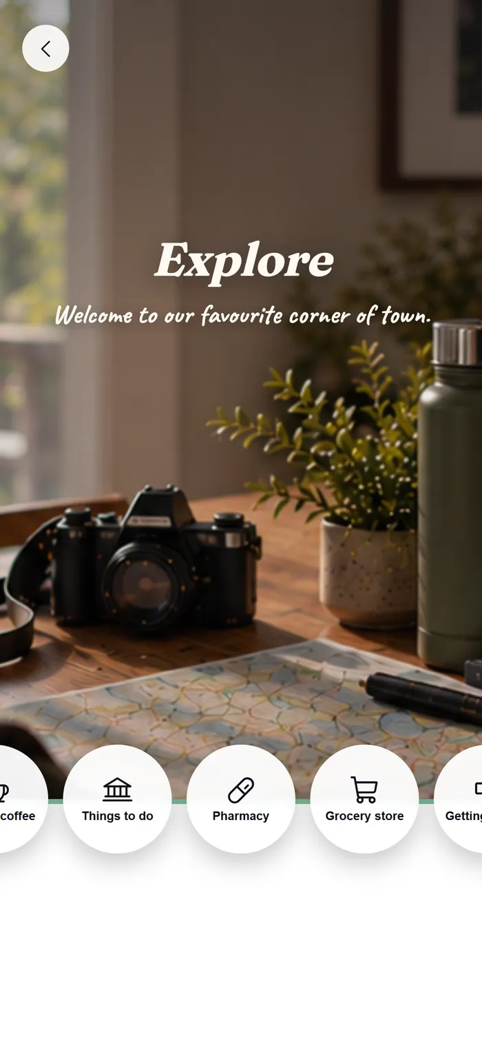 Explore: the host's favourite corner of town.